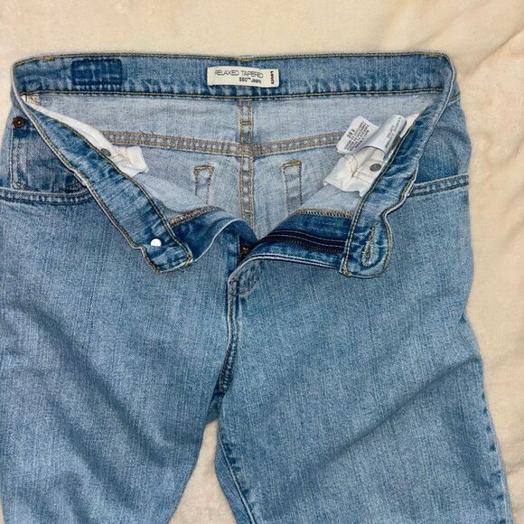 Levis 550 Relaxed Tapered Jeans 8 Short - Picture 6 of 6